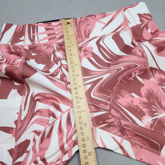 J. Lindeberg Zena Hibiscus Pink Print Leggings Ladies Medium NWT - Picture 9 of 10